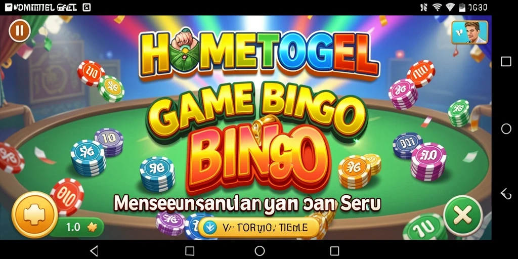 Tampilan gameplay menarik di HOMETOGEL dengan suasana Bingo yang mengasyikkan.