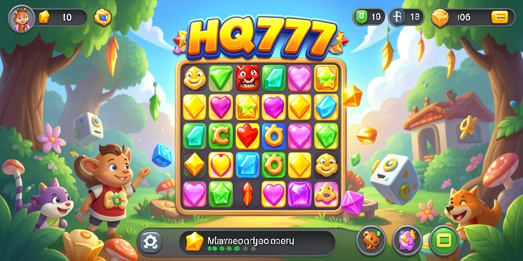 Gameplay seru dan penuh warna di HQ777.