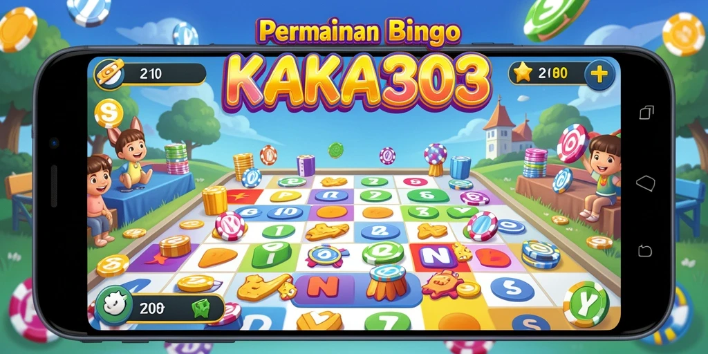Tampilan gameplay Bingo KAKA303 yang seru dan interaktif.