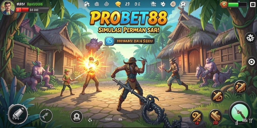 Tampilan gameplay menarik di PROBET88 dengan grafis yang memukau.
