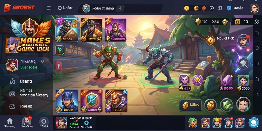 Tangkapan layar SBOBET menampilkan gameplay Idle yang menarik.