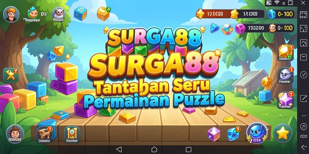 Gambaran gameplay seru dari SURGA88 di level menantang.